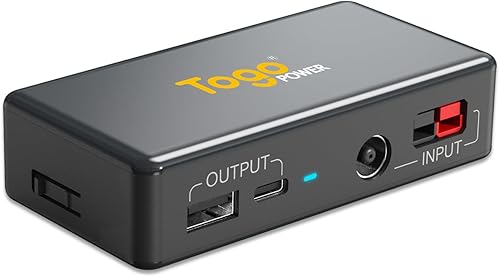 Controlador de cargador solar portátil para panel solar, entrada DC7909/Anderson 9.6V-32V, 24W USB-A/60W USB-C puerto de salida de carga rápida,