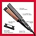 Revlon Copper Smooth Hair Flat Iron | Frizz Control for Fast and Shiny Styles, (XL 1-1/2 in), Black