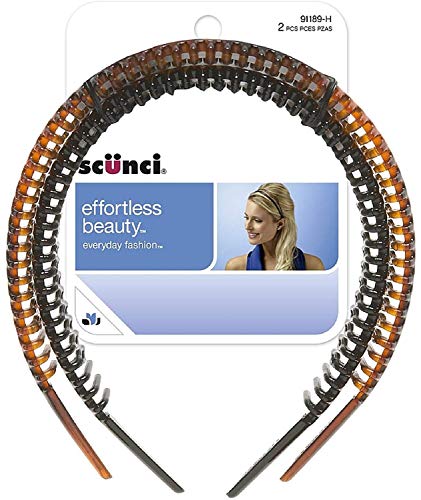 Scunci Effortless Beauty Headbands 2 ea (Pack of 4)