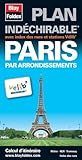 carte stationnement paris electrique  Plan de Paris par arrondissements avec index des rues et stations Vélib\' - Indéchirable