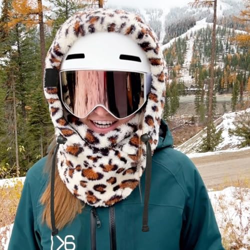 image for Shy Velvet Balaclava Wind-Resistant Winter Face Mask,Fleece Ski Mask f