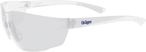Dräger X-pect 8320 Safety Glasses | Anti-Fog UV Protection Glasses | Ultralight for Heavy Duty | for Industry, Sports, Laboratory