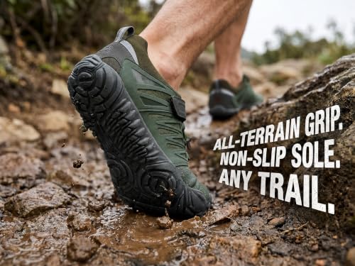 Image of WHITIN Men's Minimalist Trail Runner | Wide Toe Barefoot Box Inspired