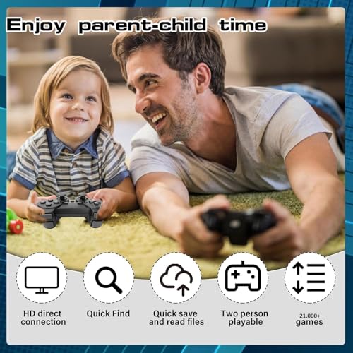 Image of ๐๐ ๐๐๐๐ซ ๐๐๐ซ๐ซ๐๐ง๐ญ๐ฒ 2026 Model 4K TV HDMI Video Game, Two 2.4ghz Wireless Console Game Stick, M8 Plug & Play TV Video Game with Built-in 9 Emulators 21,000+ Classic Game