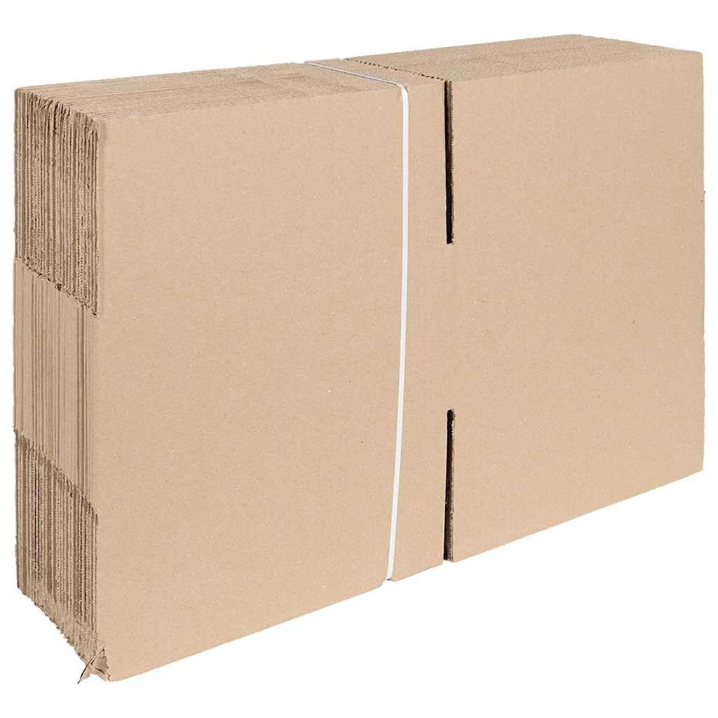 50 Stück Faltbox Set 30x30x15 cm Aufbewahrungsbox aus stabiler Pappe Ordnungssystem für Büro und Zuhause Büroorganisation Lagerung