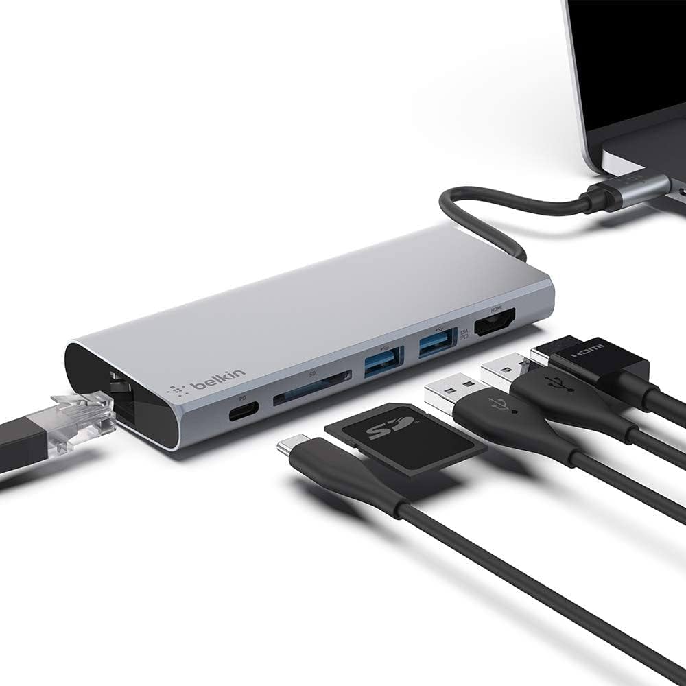 Amazon.co.jp: Belkin ハブ ドッキングステーション LAN / USB-C