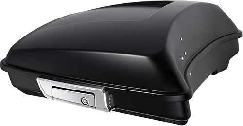 Miniatura 2 de XMT-MOTO Razor Tour Pack+almohadilla de respaldo + portaequipajes cromado para Harley Touring Road King, Road Glide, Street Glide, Electra Glide,