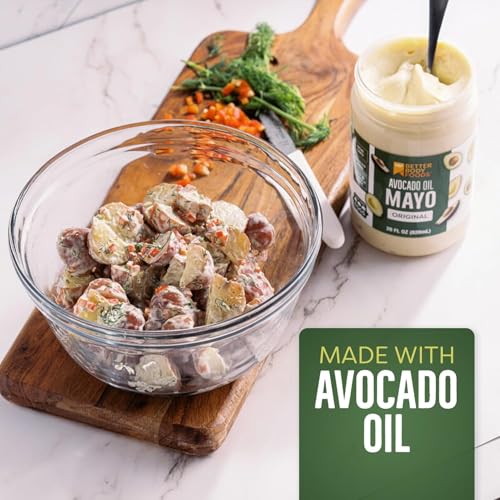 image for BetterBody Foods Avocado Oil Mayonnaise, Non-GMO Mayo Spread Made with