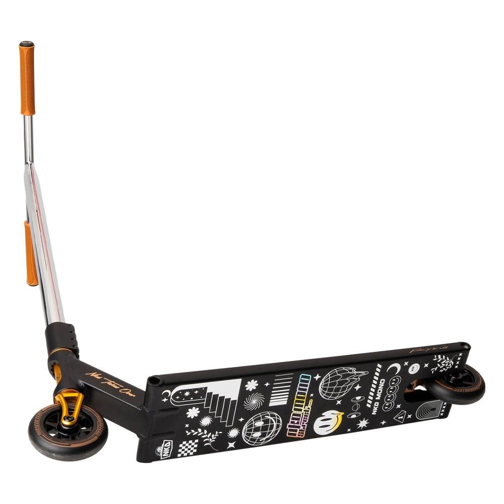 NKD Stunt Scooter - Mono | Roulements Haute Performance ABEC-9 | Guidon Rotatif à 360° pour Le Freestyle | Alliage d’Aluminium 6061 Durable