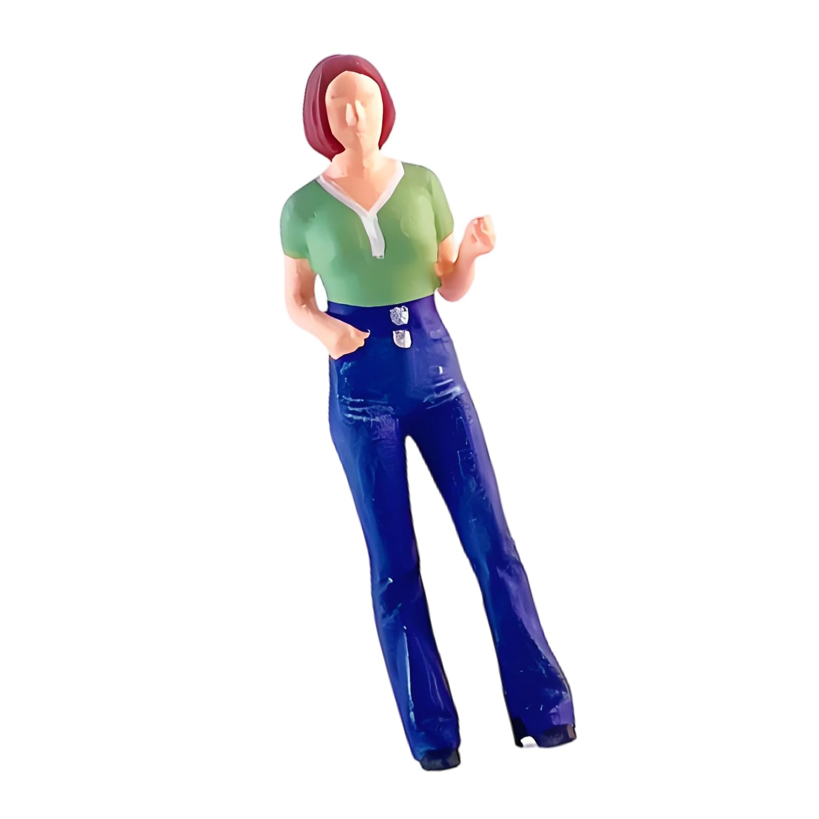 Hangsu Realistic Women Figures Model for Architectural Displays Dioramas Props 1: 64 Scale Hand Painted Miniature People Figures Women Model