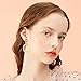 coadipress Chunky Necklace Earrings Bracelet Set for Women Colourful Gold Plated Boho Statement Earrings Cuban Link Chain Collar Necklace Retro Neon 80s Jewelry Gift (Gold Set)