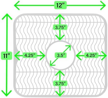 DecorRack 2 Sink Protectors for Kitchen Sink, Plastic 12