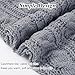 Aonal Womens Winter Scarf Cold Weather Thick Warm Cable Knit Wraps Chunky Large Soft Long Scarves,Light Grey