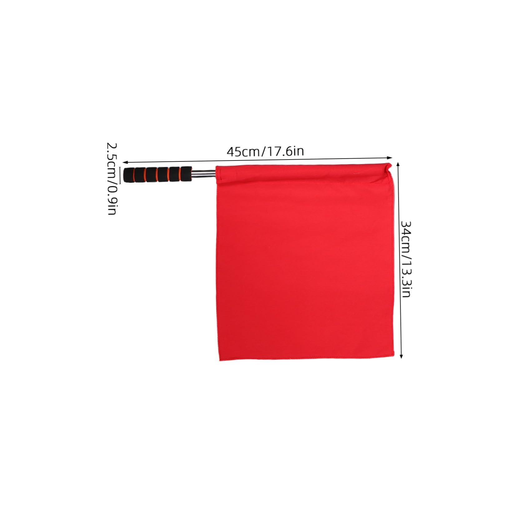 Toyvian 8 Piezas Banderas Árbitro de Fútbol y Voleibol Multicolor Ligera para Señalización de Penalizaciones y Jueces de Línea con Diseño Portátil para Competición Deportiva