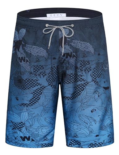 OUO Badeshorts Damen UV Schutz Schwimmen Bikinihose Wassersport Schwimmshorts Boardshorts Kaffee Größe 2XL