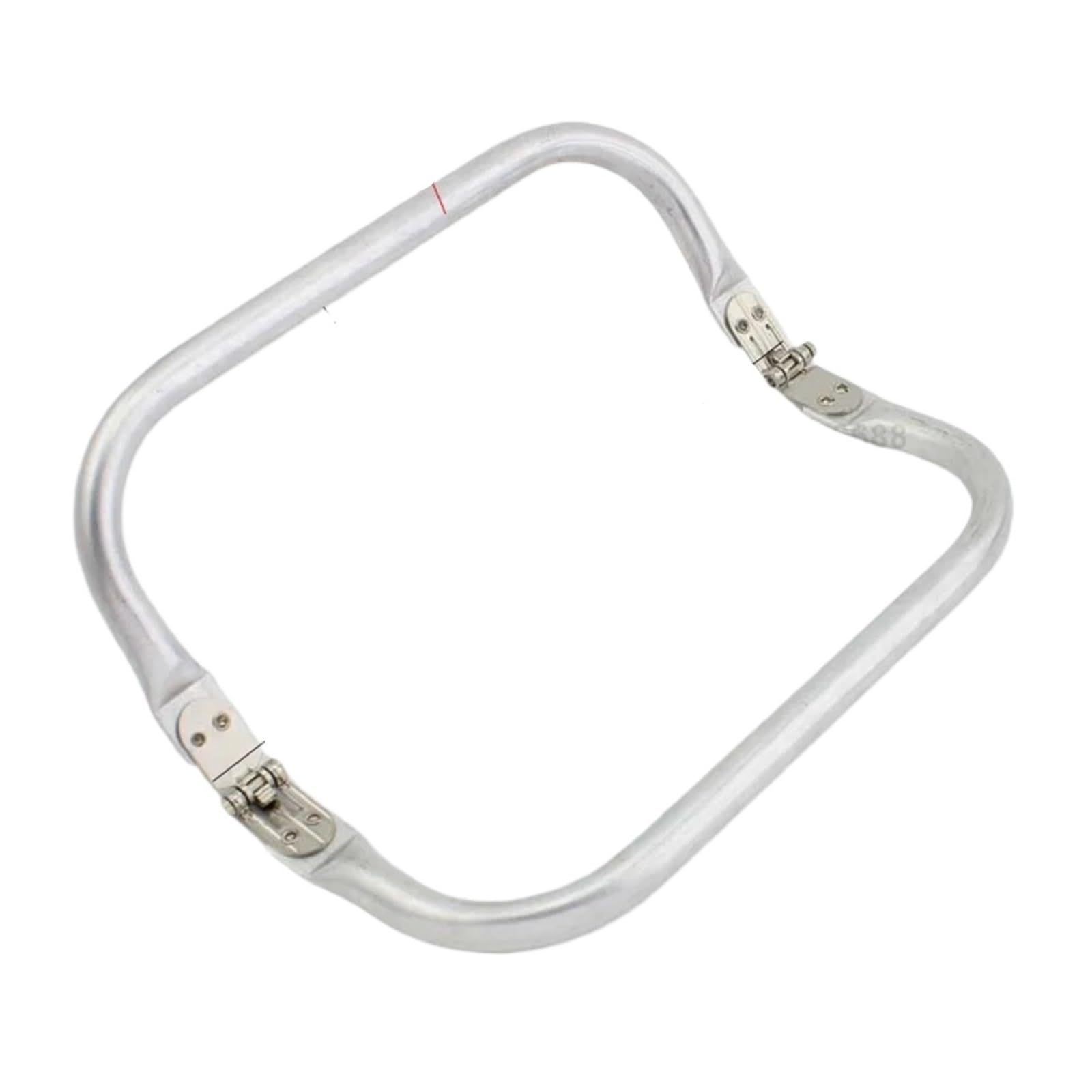 Cadre de pochette en tube d'aluminium 8 pouces pour sac à main classique DIY | Lot de 2 pièces