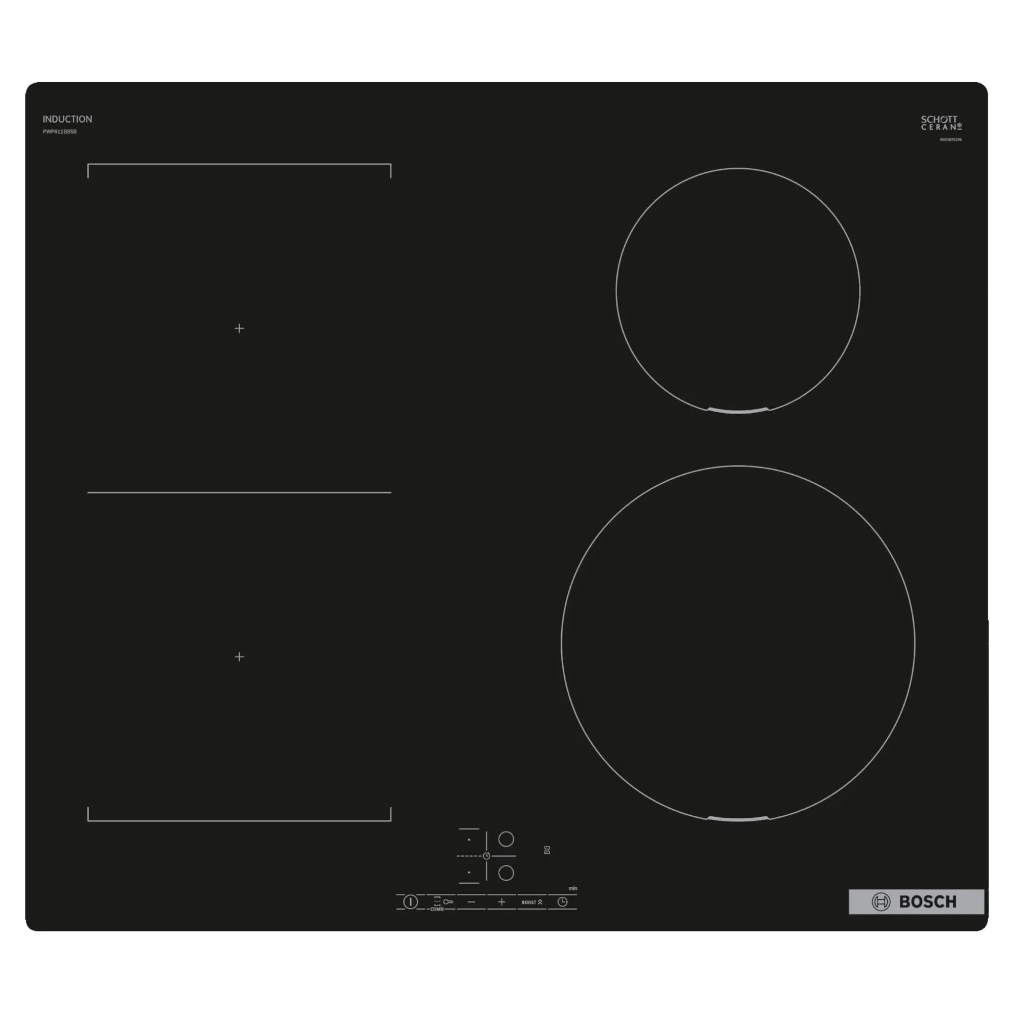 Bosch Serie 2 Induction Hob - Pwp611bb5b Black