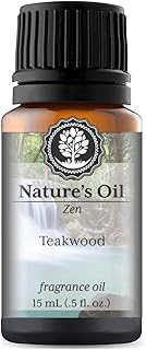 Teakwood Fragrance Oil (15ml) for Diffusers, Soap Making, Candles, Lotion, Home Scents, Linen Spray, Bath Bombs, Slime