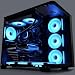 ZeroLag Gaming PC - AMD Ryzen 5 9600X, Nvidia RTX 5070, 32GB DDR5 RAM, 1TB NVMe SSD, 750W 80+ PSU, Wi-Fi 6E/Bluetooth, Windows 11 Pro, Curve ARGB Case with USB-C