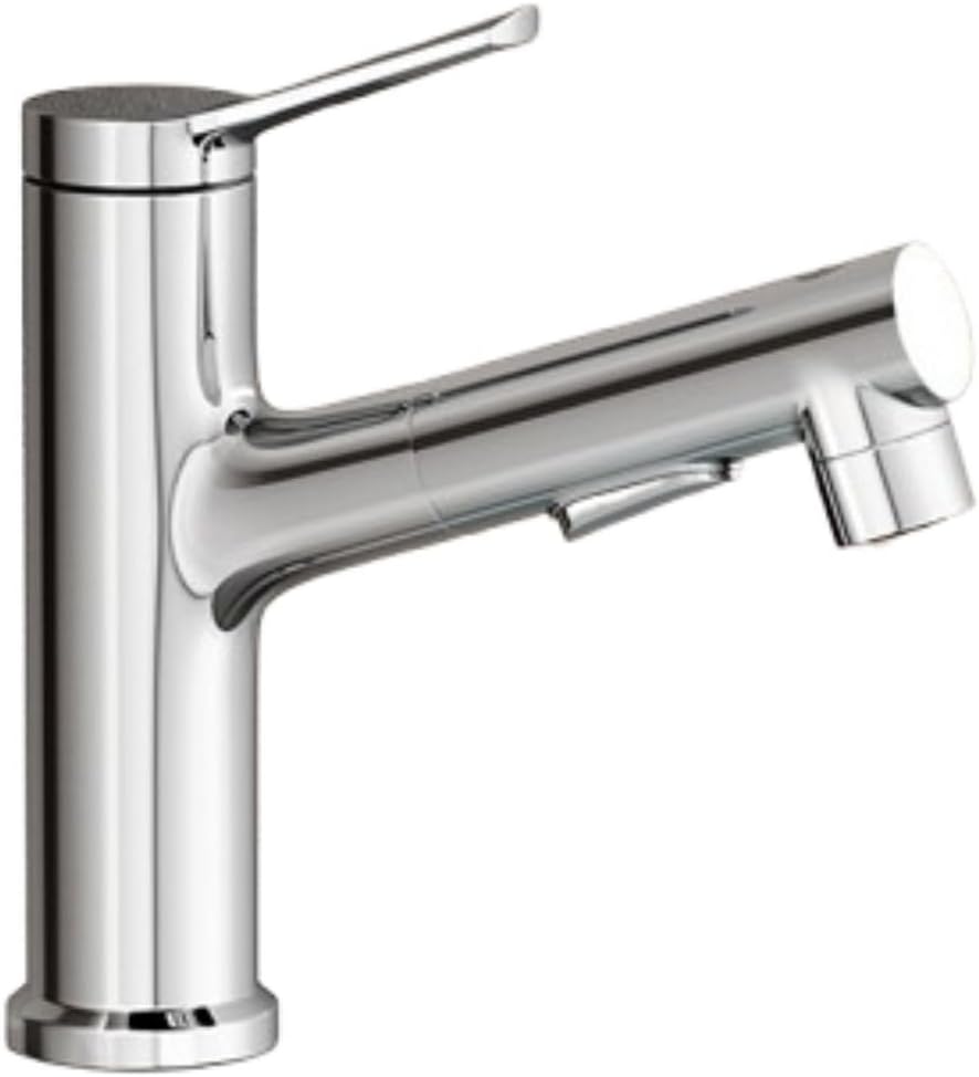 洗面蛇口 噴水機能付き 浴室用水栓 洗面 洗髪用 混合水栓 ホース引出し式 シングルレバー混合栓 3に向かって出水モード 泡沫水流