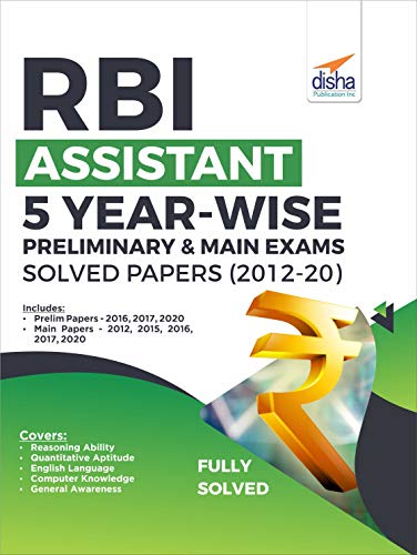 RBI Assistant 5 Year-wise Preliminary & Main Exams Solved Papers