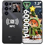 【Batterie 6000 mAh et charge rapide 18W】Le smartphone 7.2 pouces OUKITEL C68 Plus Android 15 intègre une batterie de 6000 mAh, offrant une autonomie exceptionnelle : jusqu'à 850 heures en veille, 40 heures d'appel, 40 heures de lecture musicale en continu et 12 heures de jeu sans interruption. Équipé d'une charge rapide 18W et d'une fonction de charge inverse OTG, il peut également servir de batterie portable pour alimenter d'autres appareils (drone, téléphone, etc.). Un excellent smartphone conçu pour répondre à toutes vos attentes.