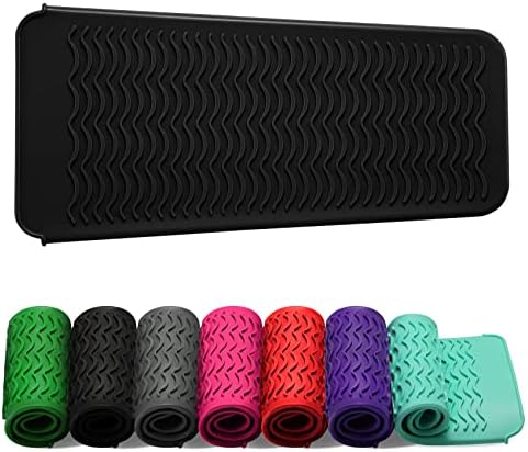 ZAXOP Resistant Silicone Mat Pouch for Flat Iron, Curling Iron,Hot Hair Tools