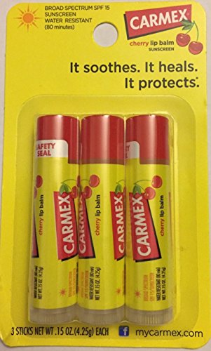 Carmex Lip Balm - Cherry With SPF 15 - Water