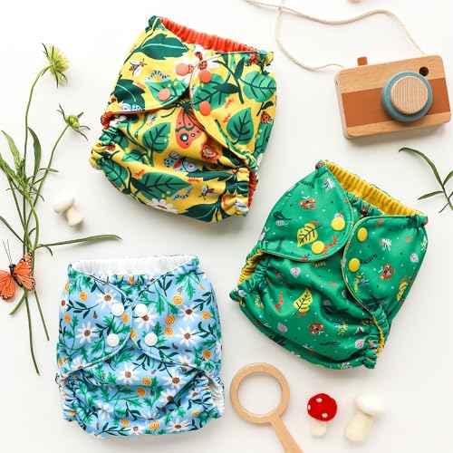 image for Esembly Cloth Diaper Cover - Reusable Swim Diaper, Waterproof, Breatha