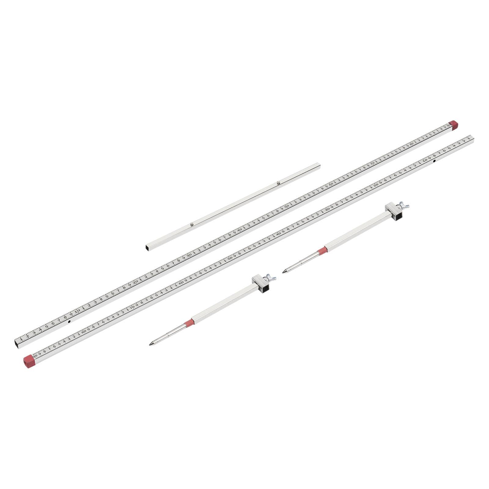 Milageto Règle de Mesure 2D pour la réparation et Le Remplacement de châssis Automobiles. Facile à Utiliser. Véhicules avec Fixations Robustes. Machine à