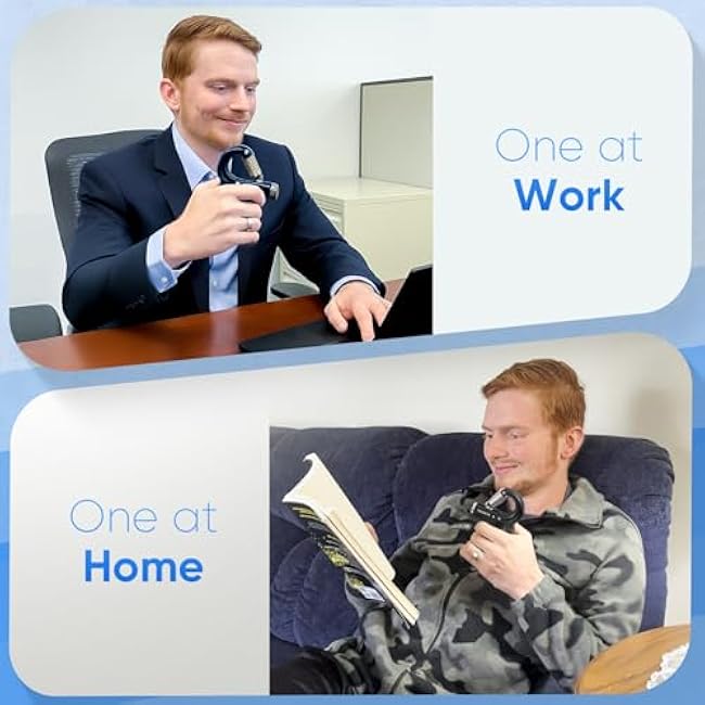 FitBeast Grip Strength Trainer 2 Pack ¨C Adjustable Hand Grip Strengthener for Strength Training & Rehabilitation, 10-132 lbs Resistance Forearm Strengthener, Ideal for Athletes, Rehab, Office