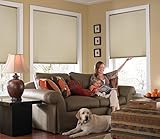 Windowsandgarden Custom Cordless Single Cell Shades, 24W x 24H-48H, Ivory Beige, Light Filtering...