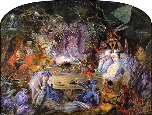 Impression prints toile Fitzgerald banquet des fées haute définition