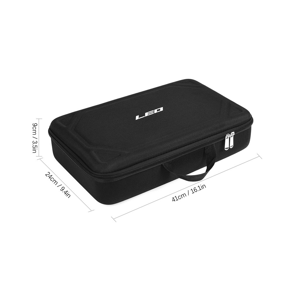 Lixada Caña de Pescar portátil y Carrete, Juego de Aparejos de Pesca 28049-T5 (EVA Square Bag + AE3000 + 26A Juego de Accesorios + Línea R18) + caña de Pescar 1.9M/2.1M/2.3M