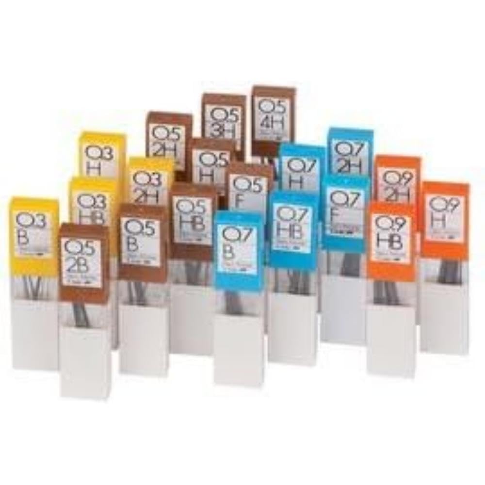 Recharges Porte-Mine Tombow 0.7mm - Lot De 12 Mines 2H Pour Dessin Et Écriture