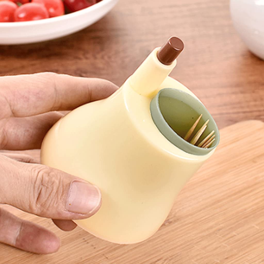 Zahnstocherspender, Zahnstocherbox, modischer, kreativer Halter in Pilzform, niedlicher Behälter, Pop-Up-Automatik-Dekoration