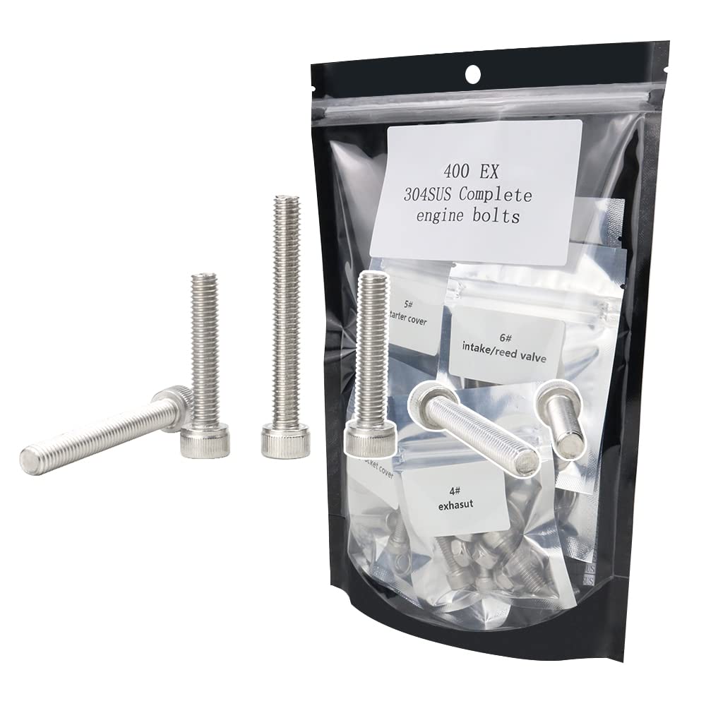 Polished Stainless Steel Bolt & Screw Kit For Honda TRX400EX 400EX FourTrax ATV
