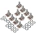 10pcs Bass Potentiometers B100K Small Long Split Shaft