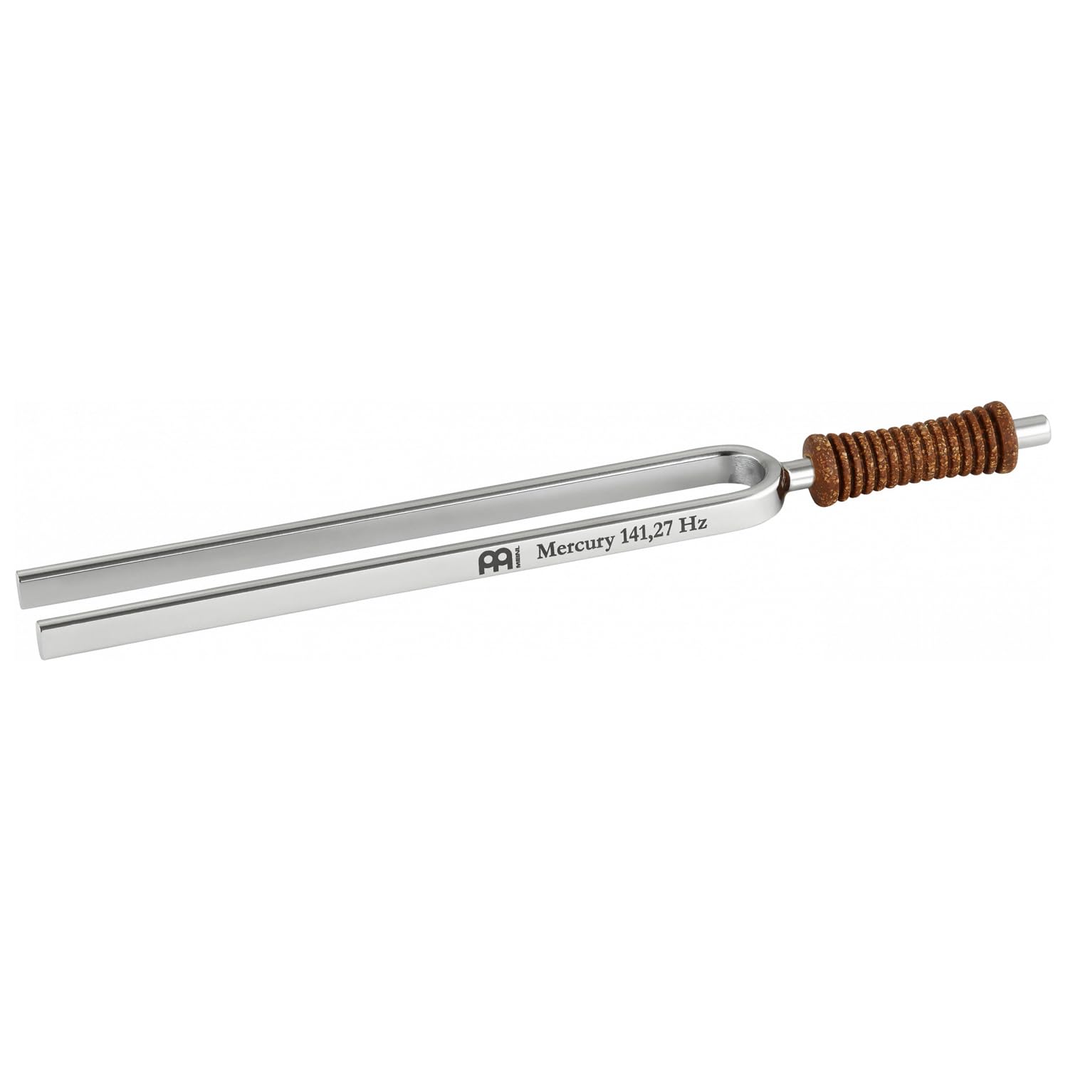 Meinl Sonic Energy TF-ME, diapason per pianeta, tuning fork mercurio, collo chakra con panno in microfibra keepdrum
