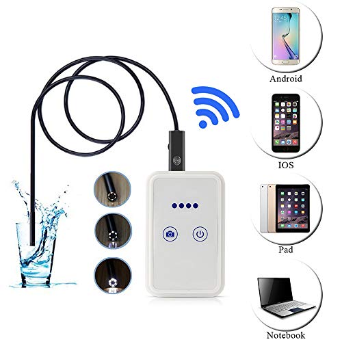 Preisvergleich Produktbild WiFi-Endoskop USB Endoscope Camera Wireless Detection Camera 2.0 Megapixel HD Semi-starre Kabelpipe-Seine-Kamera für Android und IOS-Smartphone, iPhone, Windows,5M