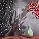 WEBEEDY Evil Eye Auto Hängedeko, Hängende Türkei Blaue Böse-Augen-Perlen, Evil Blue Eye Charms Zum Schutz, Perlenzubehör Zum Aufhängen Für Rückspiegel, Balkon, Fenster, Wohnkultur(21 cm)