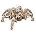 UGEARS Puzzle in Legno Hexapod Explorer - Robot Ragno Modellino da Costruire per Adulti con potente motore a molla - Robot da Costruire, Puzzle 3D in Legno - Modellini da Costruire, Puzzle in Legno