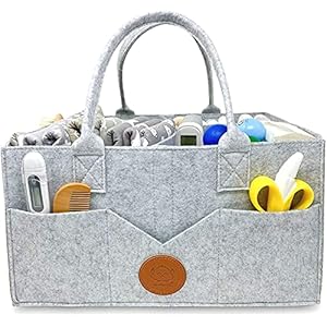 KeaBabies Baby Diaper Caddy Organizer – Large Baby Organizer – Diaper Organizer For Changing Table – Storage Caddy…