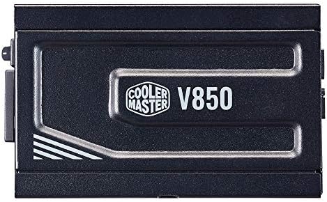 Cooler Master V850 SFX Gold, UK Plug - 850W 80 PLUS Gold, Fully Modular Power Supply Unit, SFF/mini-ITX PSU, Quiet 92mm FDB Fan, Semi-Fanless Mode, SFX-to-ATX Bracket, 10-Year Warranty - 850W