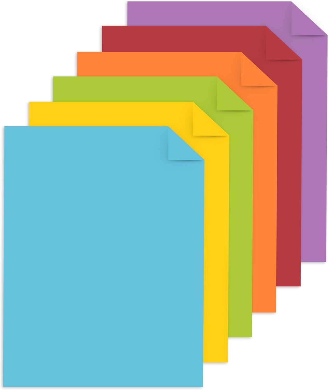 Astrobrights Super Mega Collection, Colored Cardstock, Classic Assortment, Expanded 6‑Colors, 396 Sheets, 65 lb./176 gsm, 8.5" x 11" - MORE COLORS, EVEN MORE SHEETS! (91492)