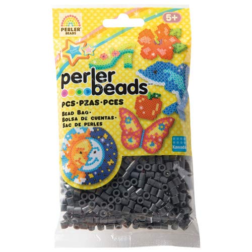Perler Fun Fushion Beads 1000/Pkg-Dark Grey