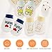 NOCHME Fäustlinge Baby Neugeboren Junge Mädchen 0-3-6-10 Monate,3 Paar Superweiche Verstellbar Baby Anti Kratz Handschuhe, Baby Anti Kratzhandschuhe Kleinkind Schutz Fäustlinge Antikratzhandschuhe