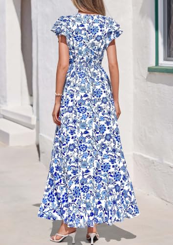 Image of PRETTYGARDEN Womens Summer Boho Floral Maxi Dress