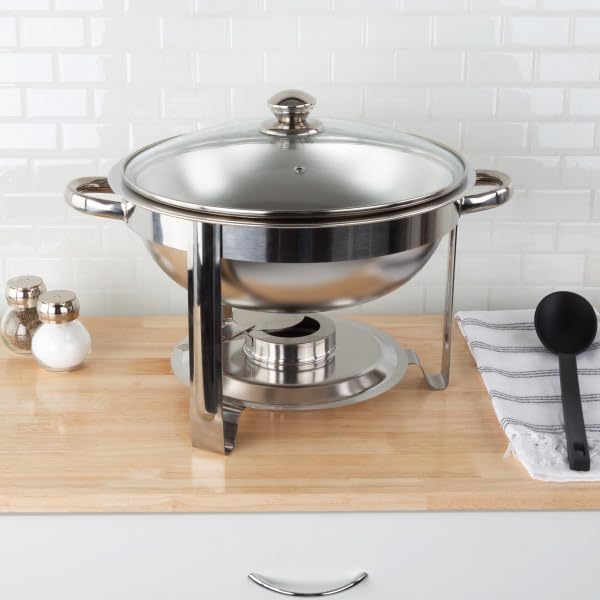 Great Northern Popcorn Company 83-DT6120 Chafing Dish, Edelstahl, Silver