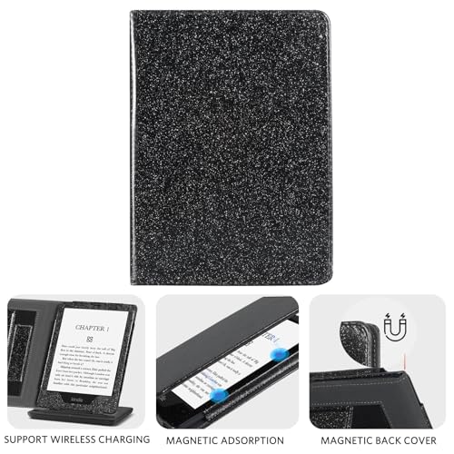 Image of CoBak Case with Stand for Kindle Paperwhite - Durable PU Leather Cover with Auto Sleep Wake, Card Slot, Hand Strap Feature - Fits Kindle Paperwhite 11th Generation 6.8 inch Signature Edition 2021 Released